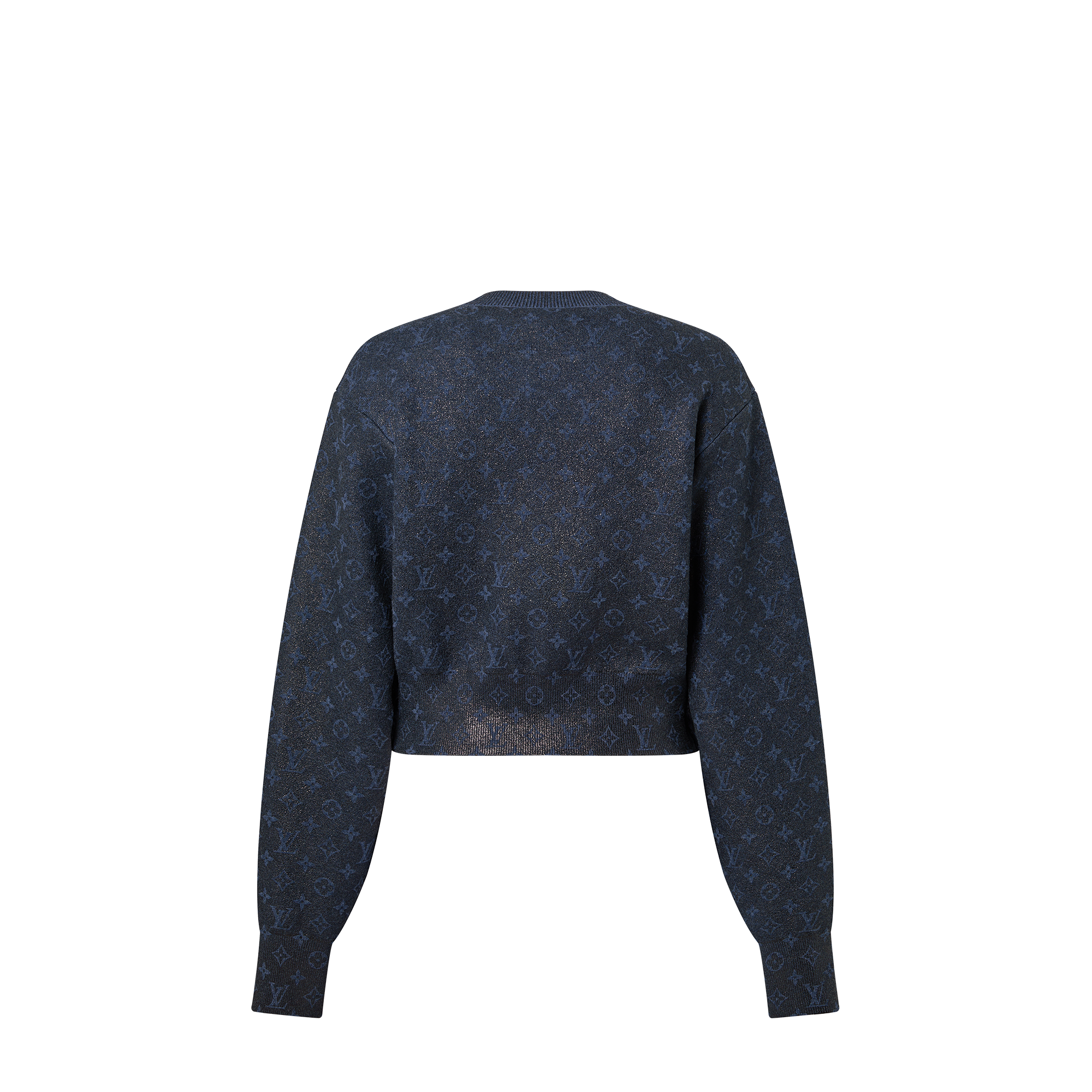 Glitter Monogram Knit Cropped Pullover - Ready to Wear | LOUIS VUITTON